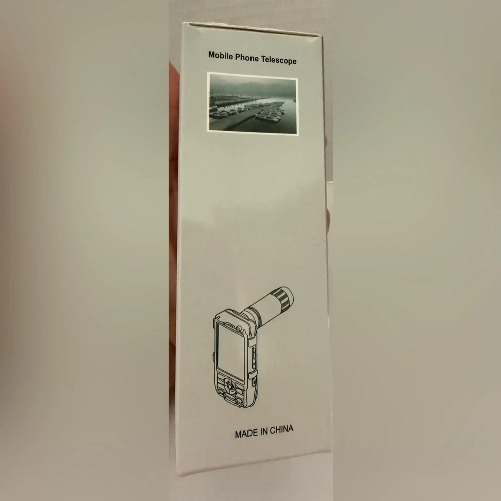 Mobile Phone Telescope Lens - White
